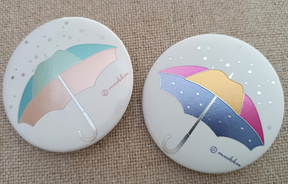 特殊紙で作る素材缶バッジ